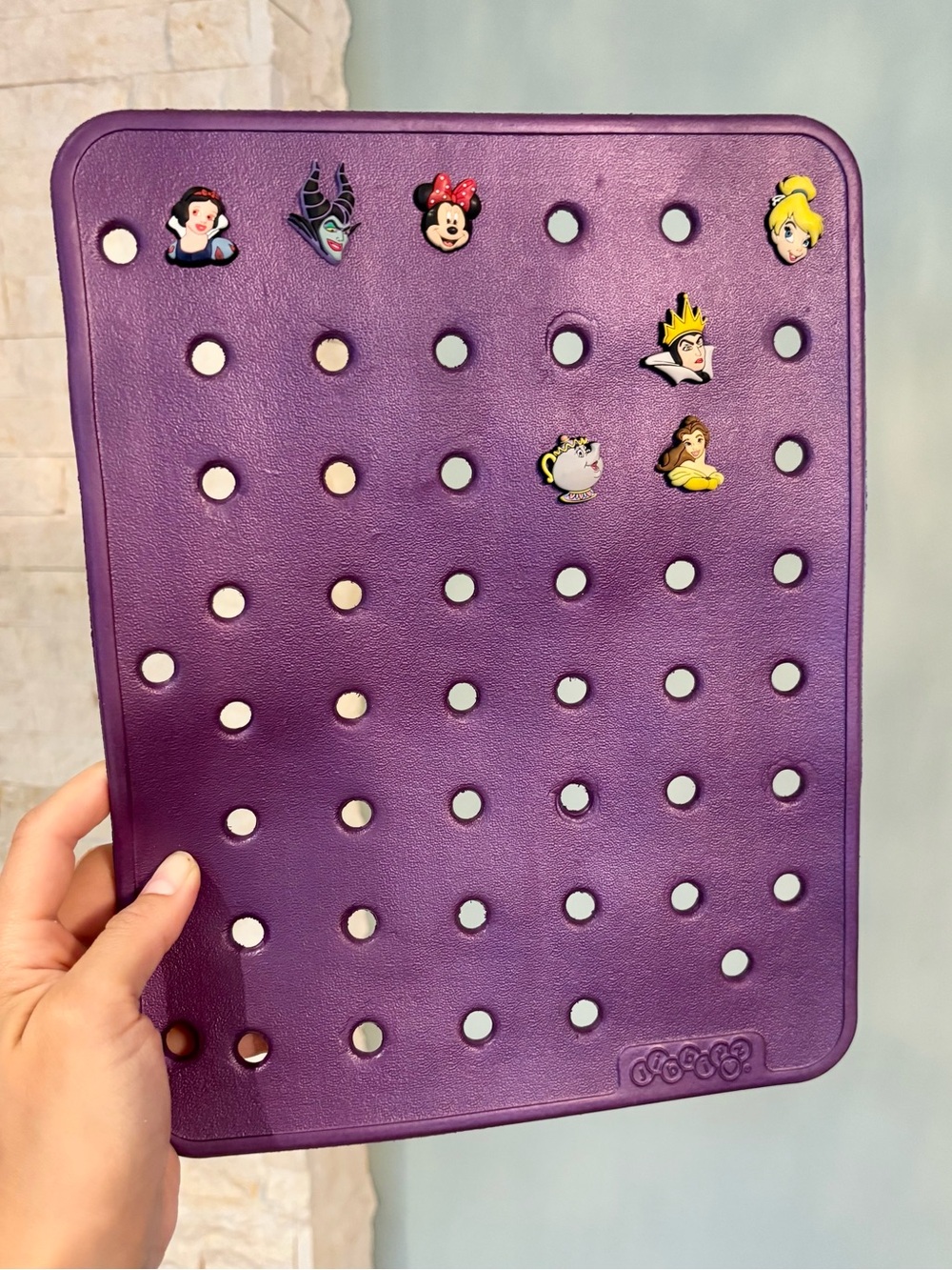 Vintage 2006/2007 Disney Crocs Jibbitz Charms - with Display Board